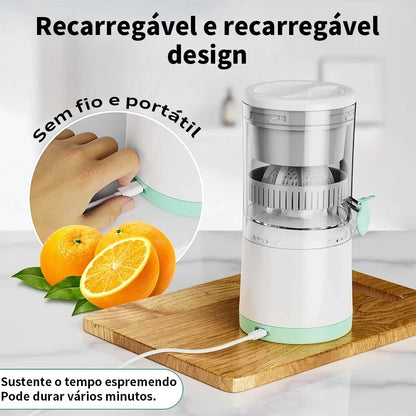 Espremedor de Frutas Elétrico Máquina de Suco de Frutas Carregamento USB