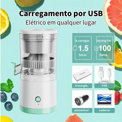 Espremedor de Frutas Elétrico Máquina de Suco de Frutas Carregamento USB