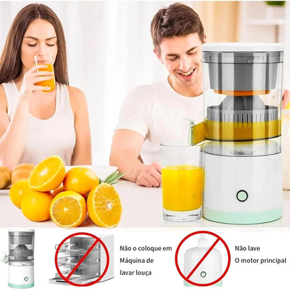 Espremedor de Frutas Elétrico Máquina de Suco de Frutas Carregamento USB